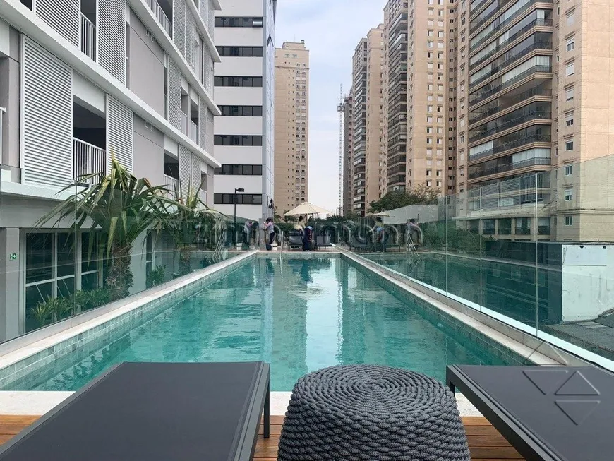 Foto 1 de Apartamento com 1 Quarto à venda, 39m² em Brooklin, São Paulo