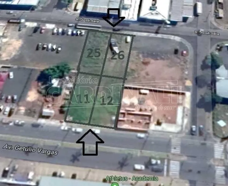 Foto 1 de Lote/Terreno para alugar, 432m² em Vila Alpes, São Carlos