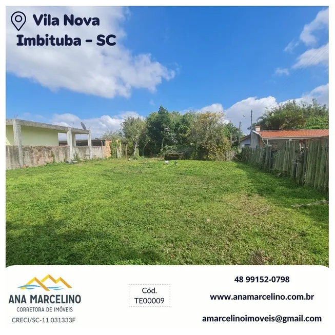 Foto 1 de Lote/Terreno à venda, 1538m² em Vila Nova, Imbituba