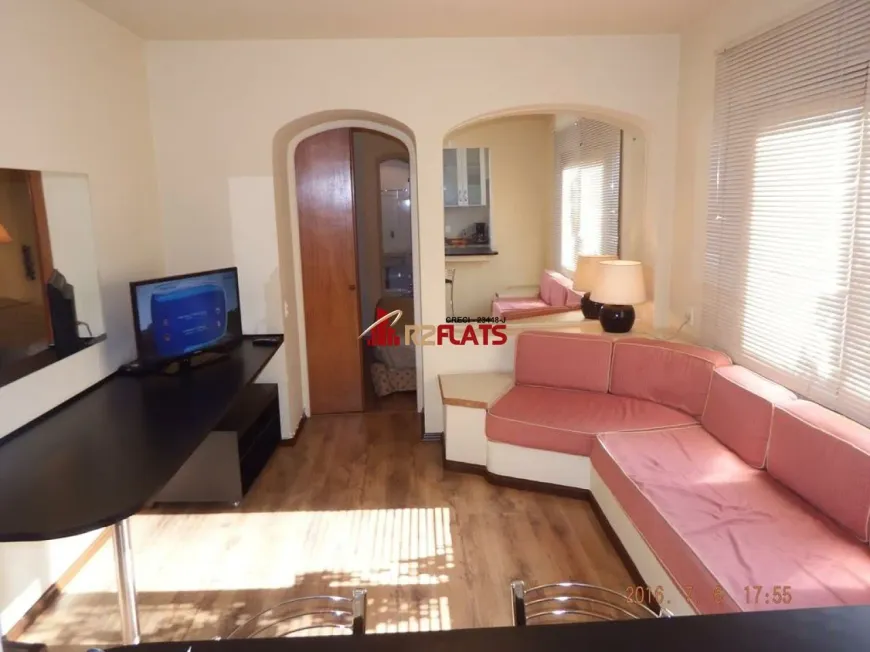 Foto 1 de Flat com 1 Quarto à venda, 42m² em Jardins, São Paulo