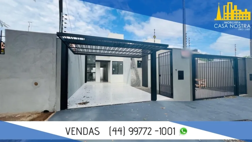 Foto 1 de Casa com 3 Quartos à venda, 86m² em Conjunto Habitacional Requiao, Maringá