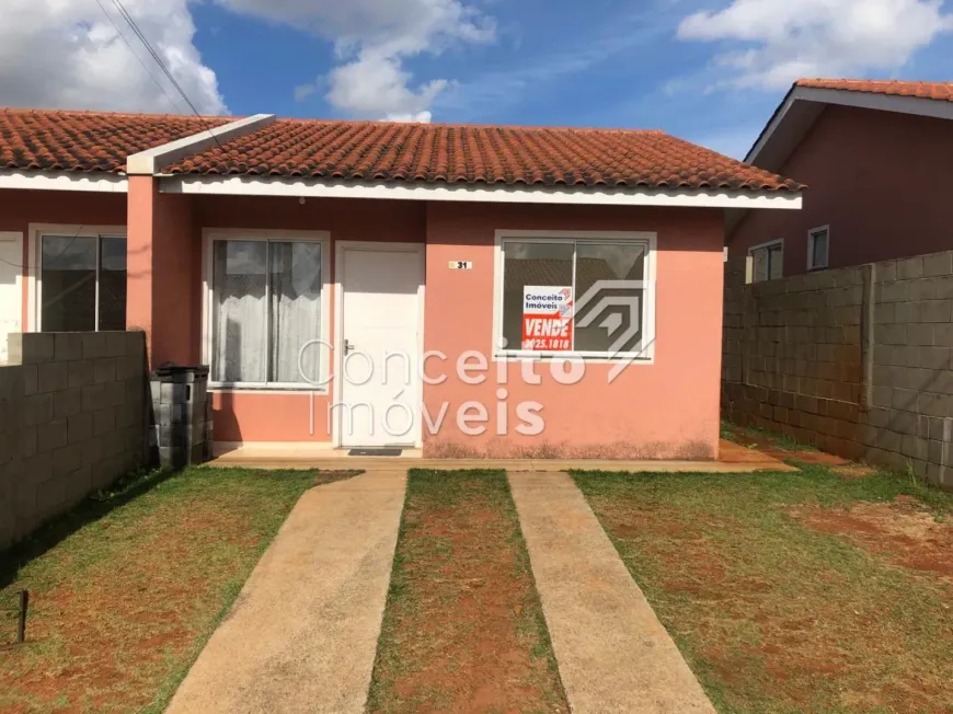 Foto 1 de Casa de Condomínio com 2 Quartos à venda, 45m² em Piriquitos, Ponta Grossa