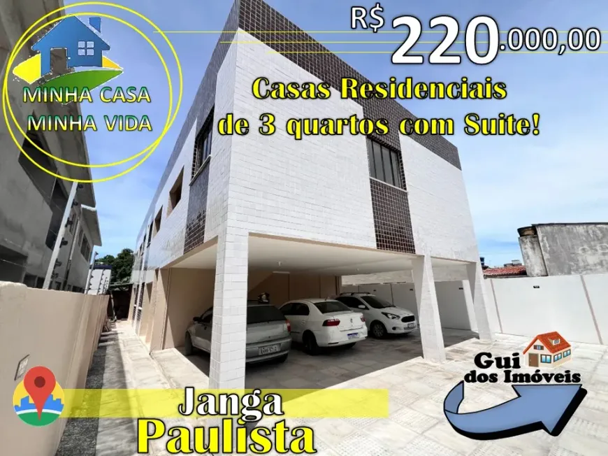 Foto 1 de Apartamento com 3 Quartos à venda, 56m² em Janga, Paulista