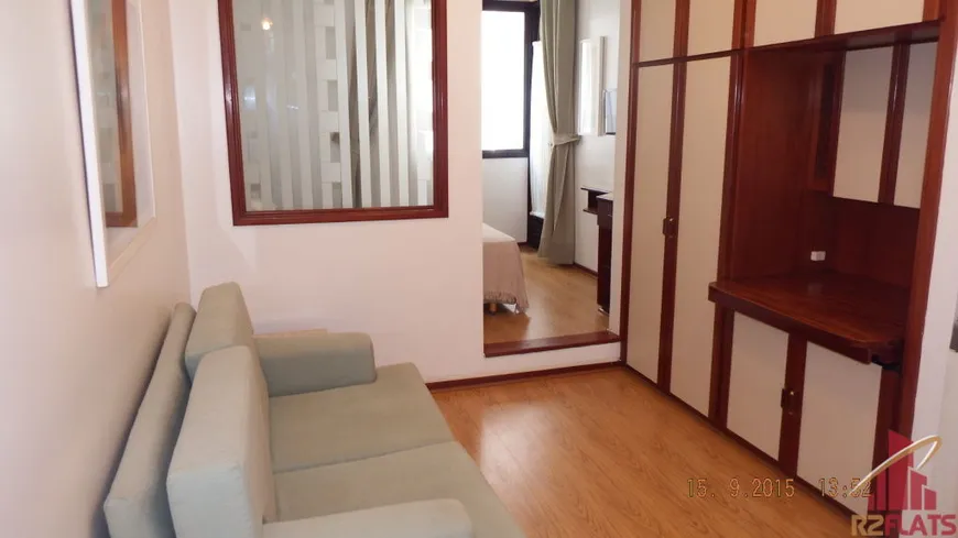 Foto 1 de Flat com 1 Quarto para alugar, 34m² em Jardim Paulista, São Paulo