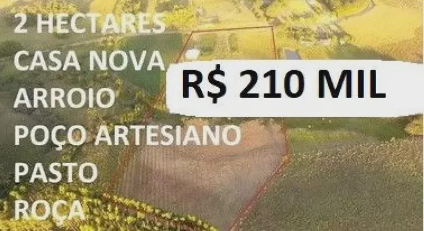 Foto 1 de Fazenda/Sítio com 2 Quartos à venda, 19m² em , Glorinha