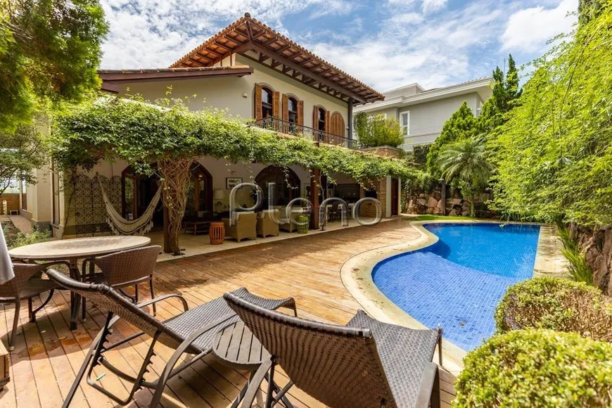 Foto 1 de Casa de Condomínio com 3 Quartos à venda, 428m² em Alphaville Dom Pedro, Campinas