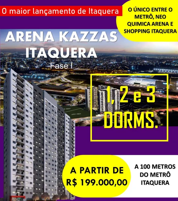 Foto 1 de Apartamento com 2 Quartos à venda, 38m² em Vila Campanela, São Paulo