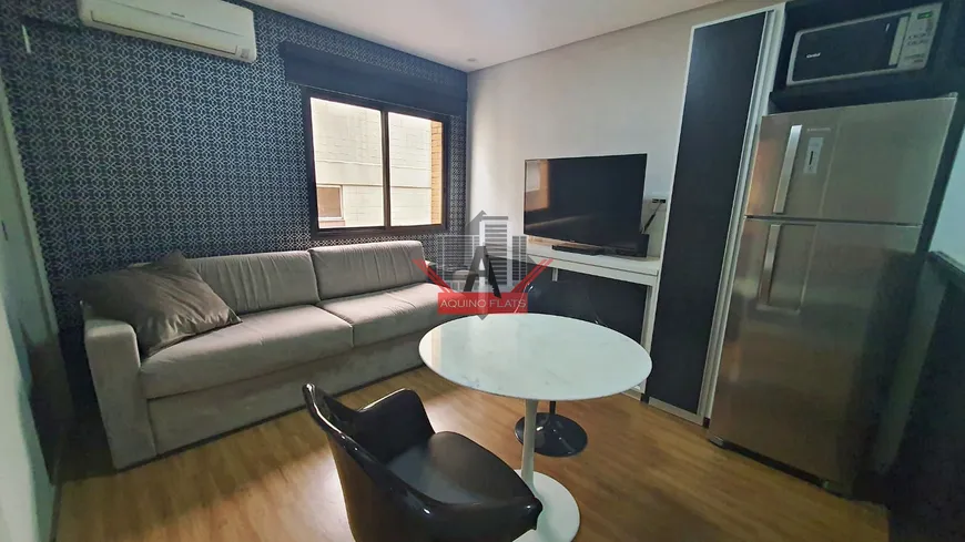 Foto 1 de Flat com 1 Quarto para alugar, 32m² em Jardins, São Paulo