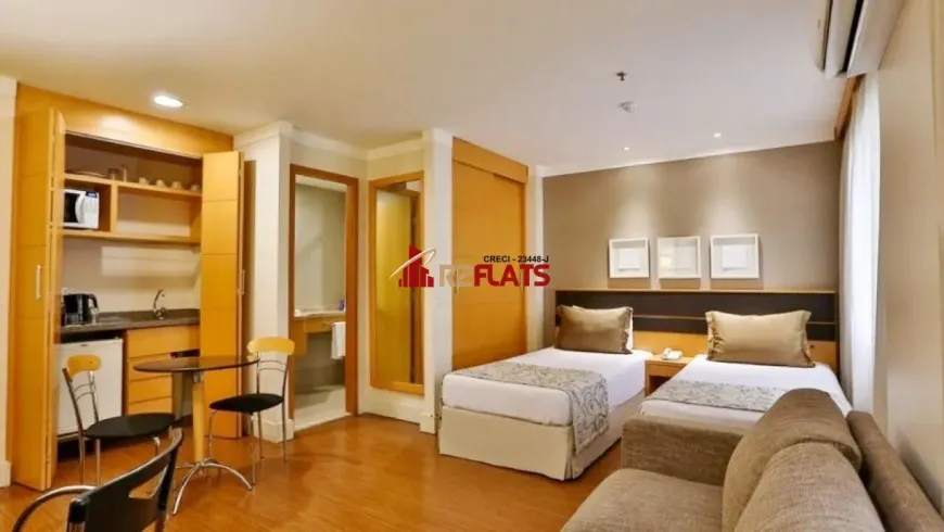 Foto 1 de Flat com 1 Quarto para alugar, 28m² em Jardim Paulista, São Paulo