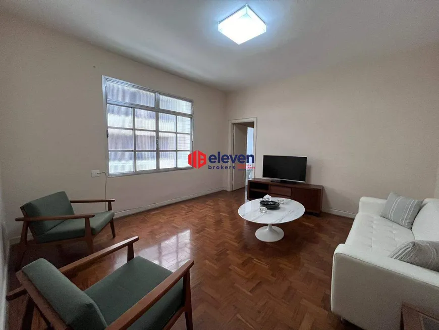 Foto 1 de Apartamento com 2 Quartos para alugar, 120m² em Gonzaga, Santos