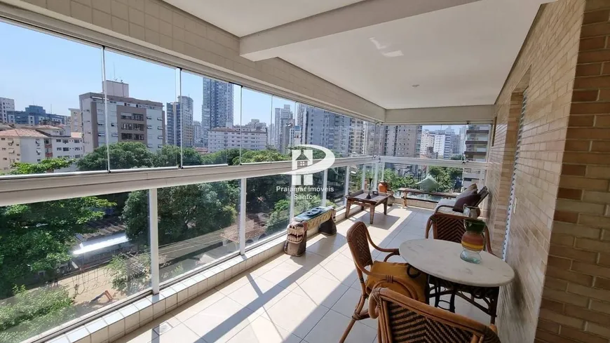 Foto 1 de Apartamento com 3 Quartos à venda, 133m² em Gonzaga, Santos