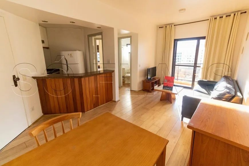 Foto 1 de Flat com 1 Quarto para alugar, 43m² em Vila Nova Conceição, São Paulo