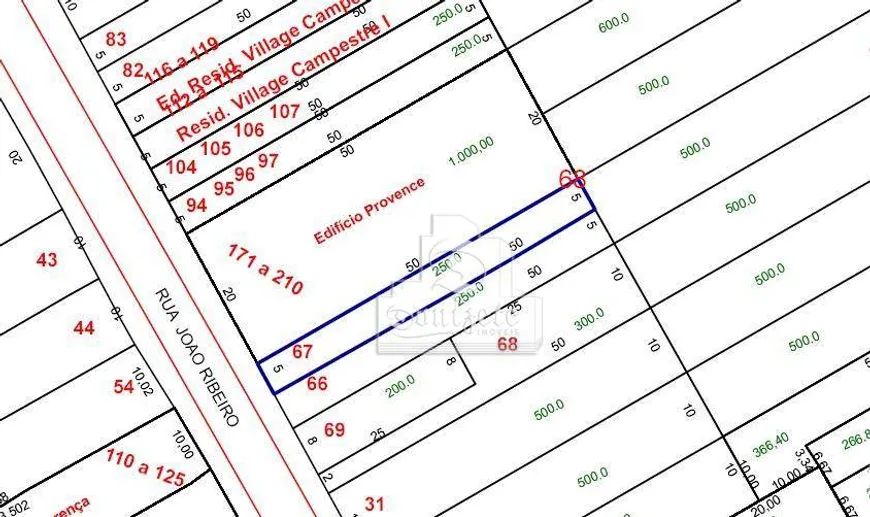 Foto 1 de Lote/Terreno à venda, 250m² em Campestre, Santo André