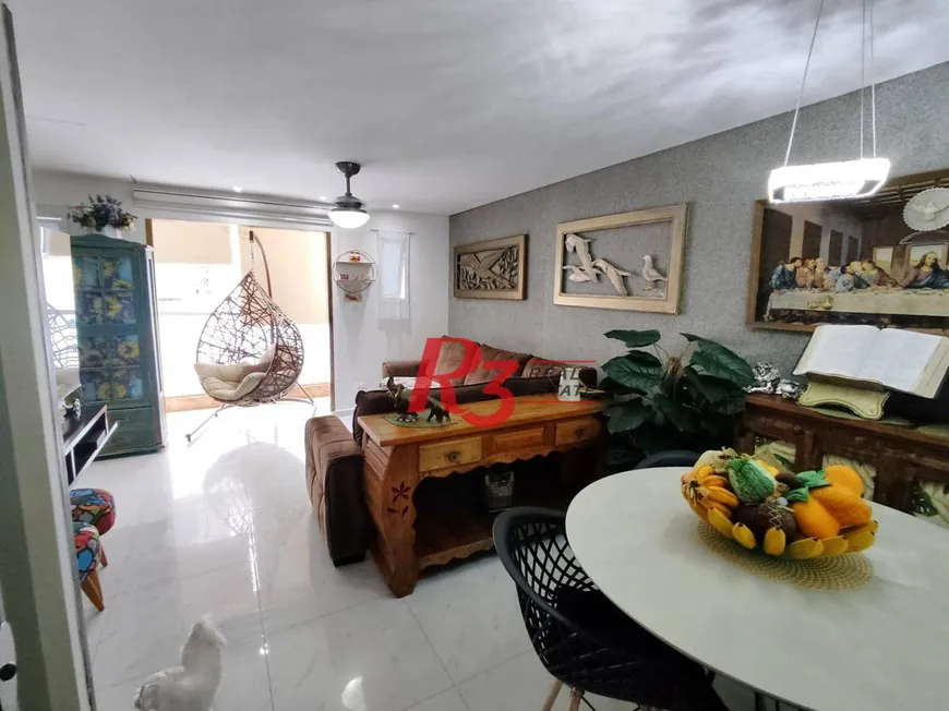 Foto 1 de Casa de Condomínio com 2 Quartos à venda, 128m² em Marapé, Santos
