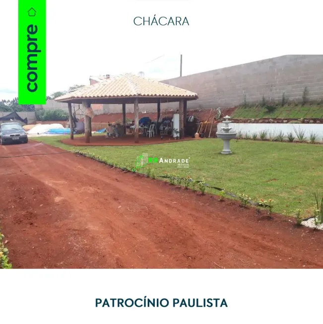 Foto 1 de Lote/Terreno à venda, 2500m² em , Patrocínio Paulista