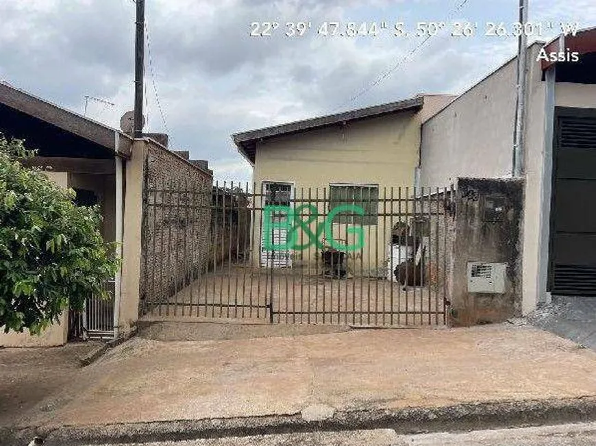 Foto 1 de Casa de Condomínio com 2 Quartos à venda, 55m² em Vila Silvestre, Assis