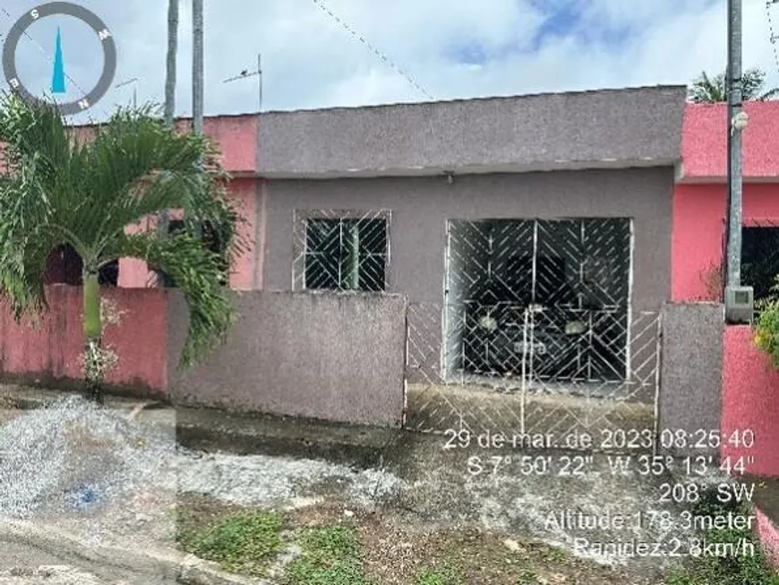 Foto 1 de Casa com 2 Quartos à venda, 66m² em Caja, Carpina