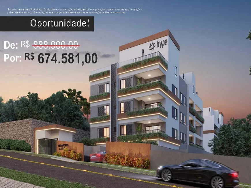 Foto 1 de Apartamento com 3 Quartos à venda, 85m² em Santa Felicidade, Curitiba