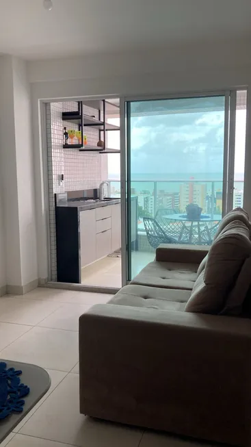 Foto 1 de Apartamento com 2 Quartos para alugar, 70m² em Altiplano Cabo Branco, João Pessoa