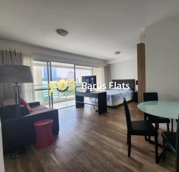 Foto 1 de Flat com 1 Quarto para alugar, 49m² em Brooklin, São Paulo