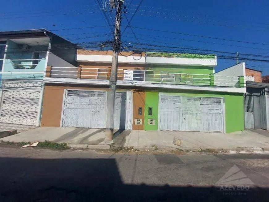 Foto 1 de Sobrado com 3 Quartos à venda, 140m² em Parque das Américas, Mauá