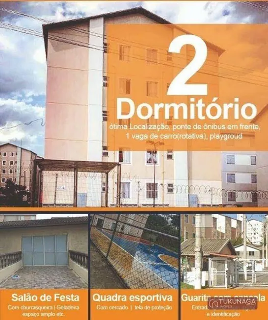 Foto 1 de Apartamento com 2 Quartos à venda, 53m² em Pimentas, Guarulhos