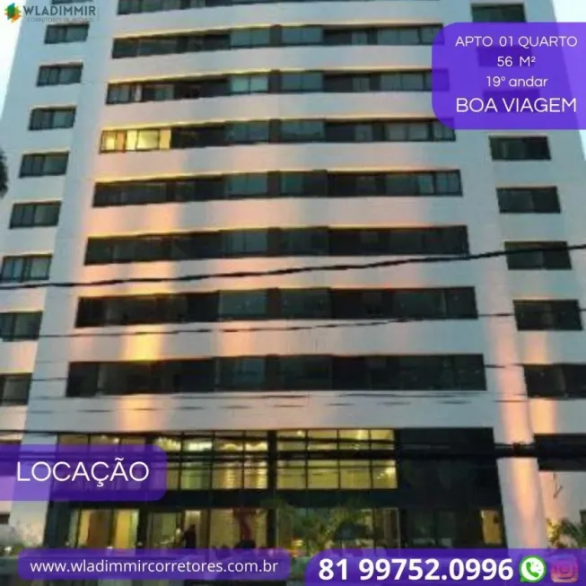 Foto 1 de Apartamento com 2 Quartos para alugar, 44m² em Boa Viagem, Recife