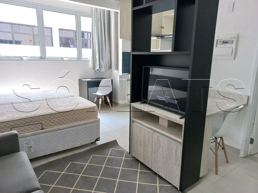 Foto 1 de Flat com 1 Quarto para alugar, 24m² em Jardim Paulista, São Paulo