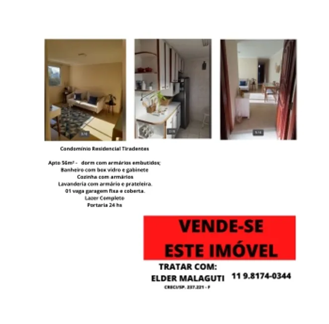 Foto 1 de Apartamento com 2 Quartos à venda, 56m² em Santa Terezinha, São Bernardo do Campo