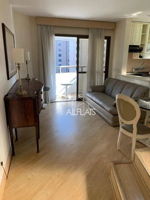 Foto 1 de Flat com 1 Quarto à venda, 51m² em Jardins, São Paulo