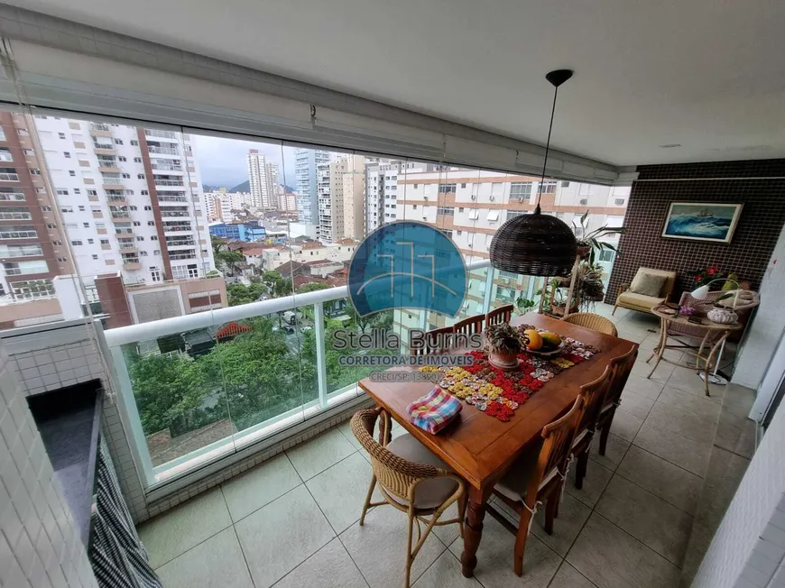 Foto 1 de Apartamento com 3 Quartos à venda, 136m² em Pompeia, Santos