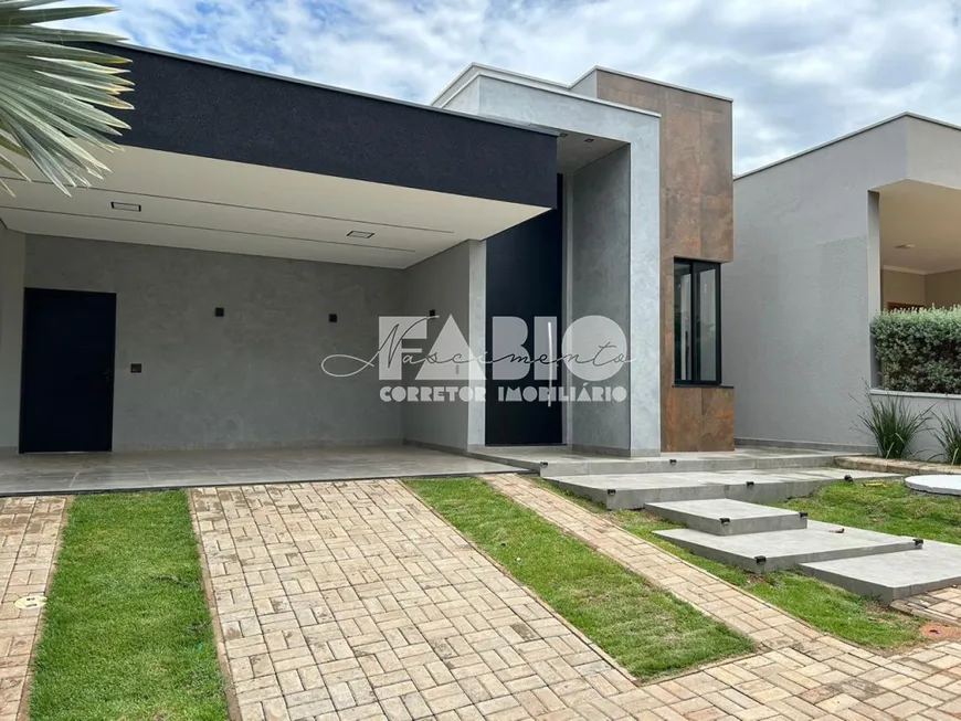 Foto 1 de Casa de Condomínio com 3 Quartos à venda, 163m² em Residencial Village Damha II, Araraquara