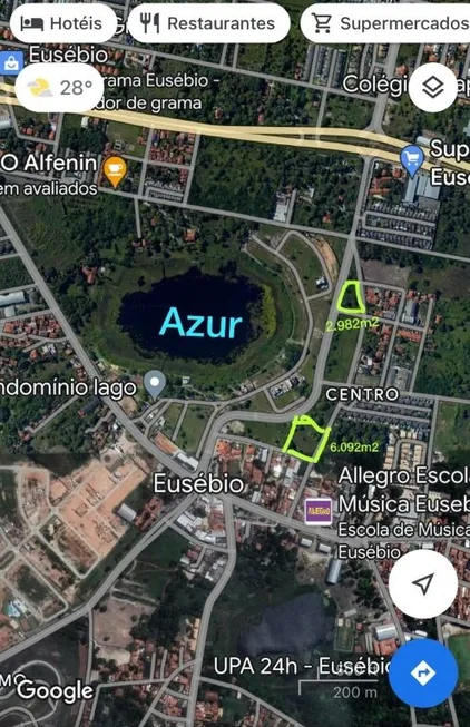 Foto 1 de Lote/Terreno à venda, 2982m² em Eusebio, Eusébio