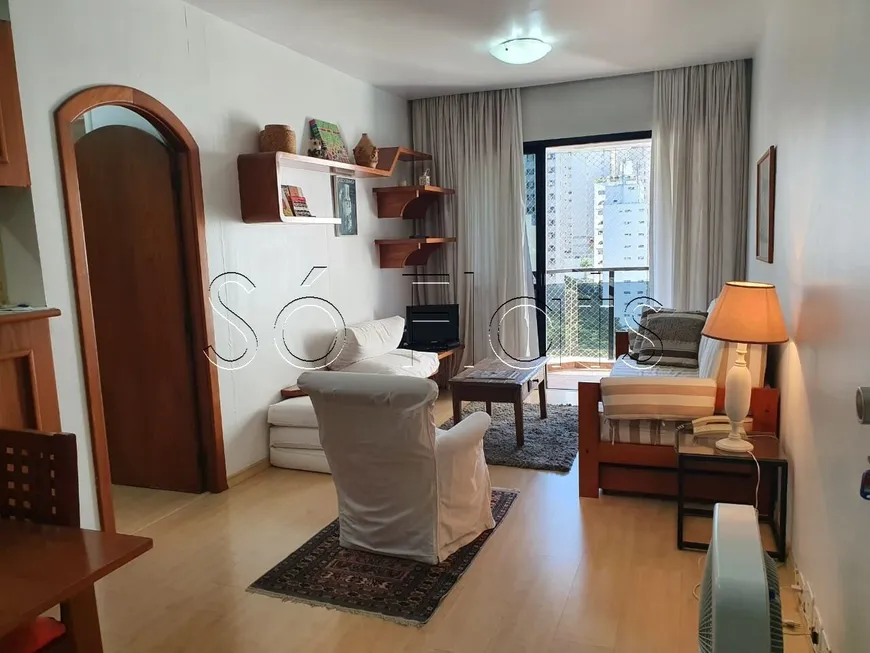 Foto 1 de Flat com 1 Quarto para alugar, 45m² em Jardim Paulista, São Paulo