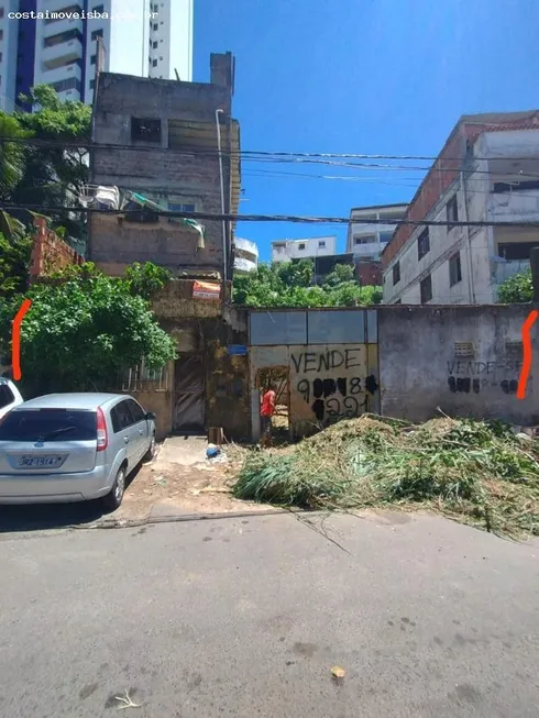 Foto 1 de Lote/Terreno à venda, 582m² em Brotas, Salvador