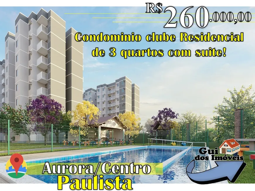 Foto 1 de Apartamento com 3 Quartos à venda, 56m² em Centro, Paulista