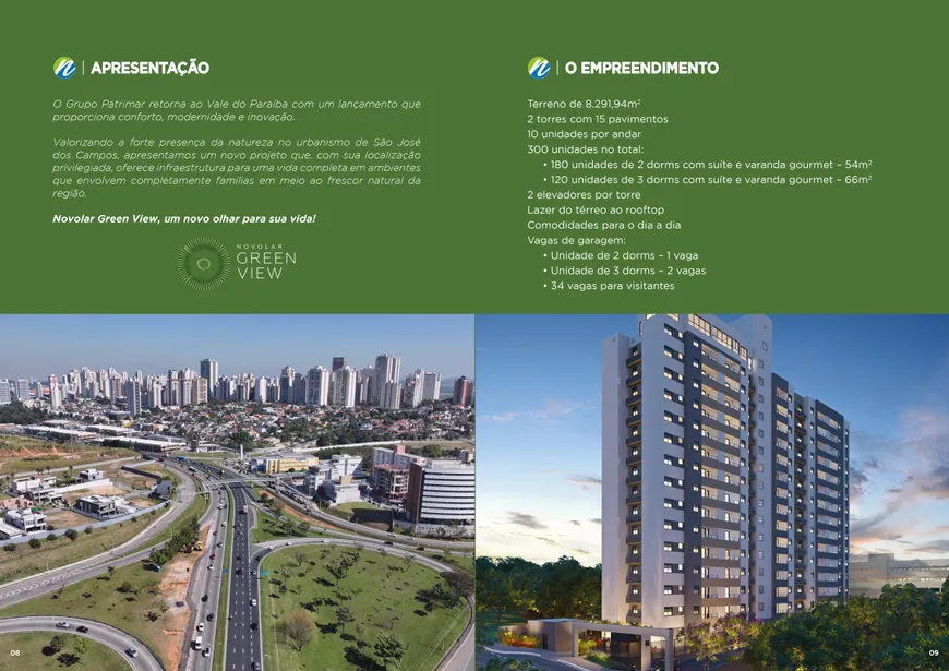 Foto 1 de Apartamento com 3 Quartos à venda, 66m² em Jardim das Indústrias, São José dos Campos