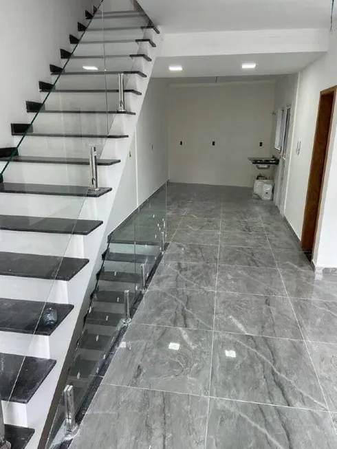 Foto 1 de Sobrado com 3 Quartos à venda, 144m² em Vila Humaita, Santo André