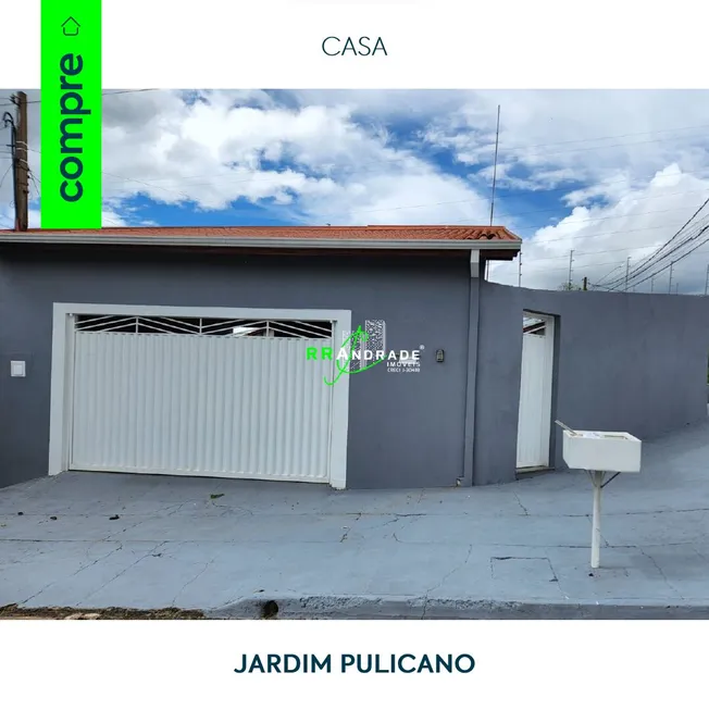 Foto 1 de Casa com 3 Quartos à venda, 163m² em Jardim Pulicano, Franca