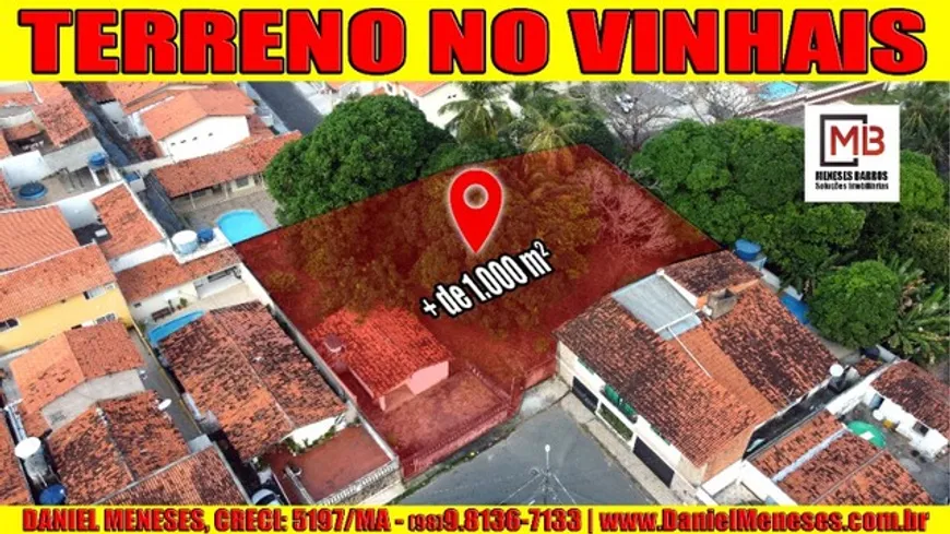 Foto 1 de Lote/Terreno à venda, 1057m² em Vinhais, São Luís