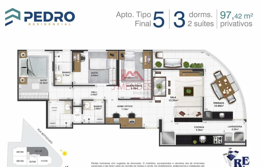 Foto 1 de Apartamento com 3 Quartos à venda, 98m² em Vila Tupi, Praia Grande