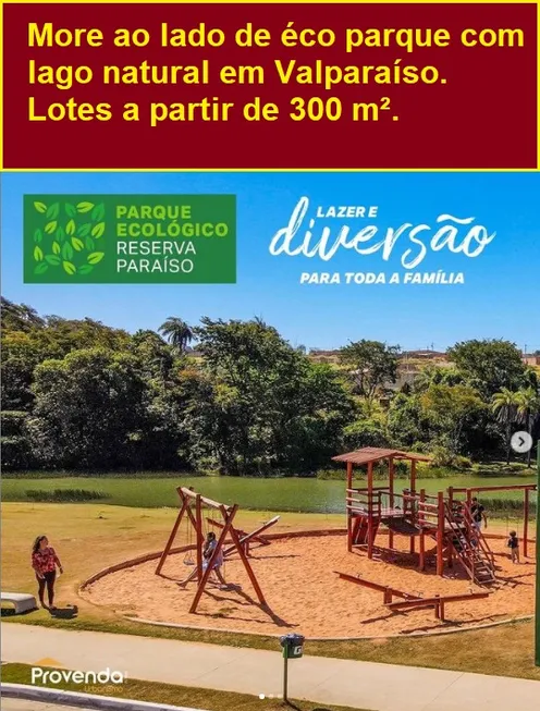 Foto 1 de Lote/Terreno à venda, 300m² em Residencial Reserva Paraiso, Valparaíso de Goiás