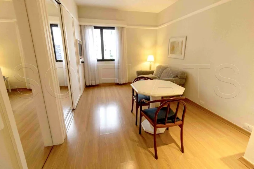 Foto 1 de Flat com 1 Quarto para alugar, 33m² em Jardins, São Paulo