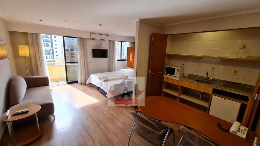 Foto 1 de Flat com 1 Quarto para alugar, 35m² em Moema, São Paulo