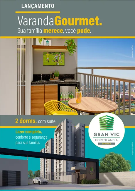 Foto 1 de Apartamento com 2 Quartos à venda, 52m² em Jardim Amanda I, Hortolândia