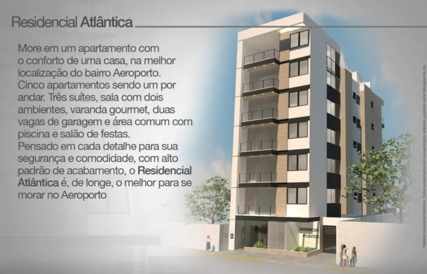 Foto 1 de Apartamento com 3 Quartos à venda, 120m² em Aeroporto, Juiz de Fora