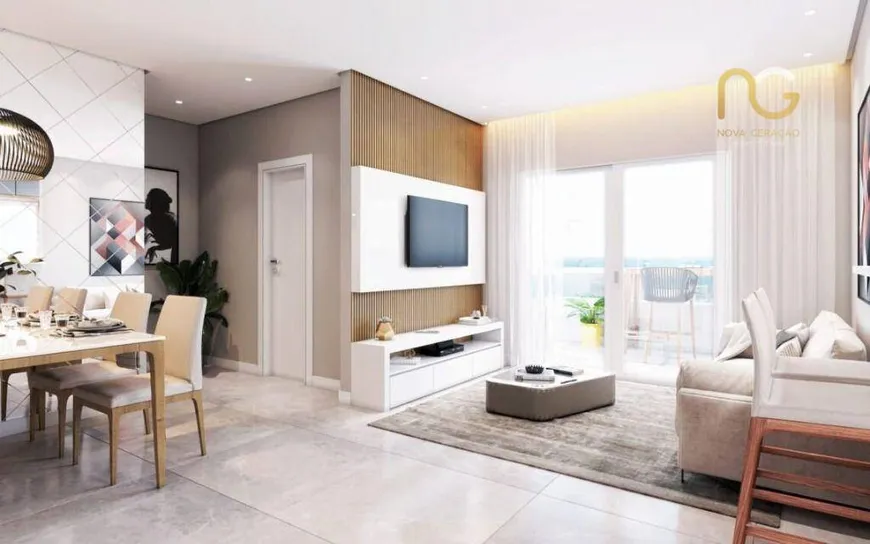 Foto 1 de Apartamento com 2 Quartos à venda, 84m² em Canto do Forte, Praia Grande