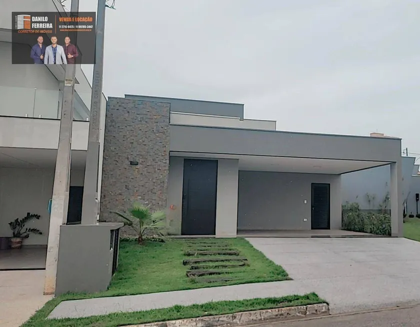 Foto 1 de Casa de Condomínio com 3 Quartos à venda, 166m² em Condomínio Residencial Mont Blanc, Itu