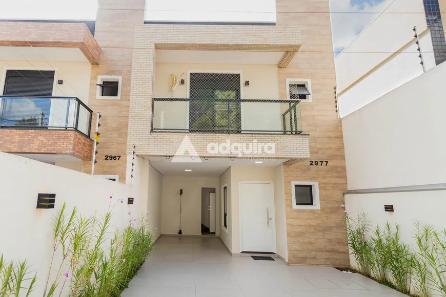 Foto 1 de Sobrado com 3 Quartos à venda, 153m² em Jardim Carvalho, Ponta Grossa