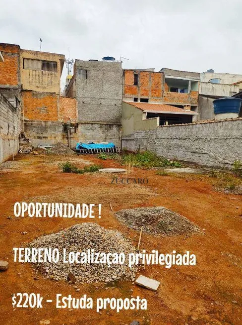 Foto 1 de Lote/Terreno à venda, 125m² em Vila Paraiso, Guarulhos